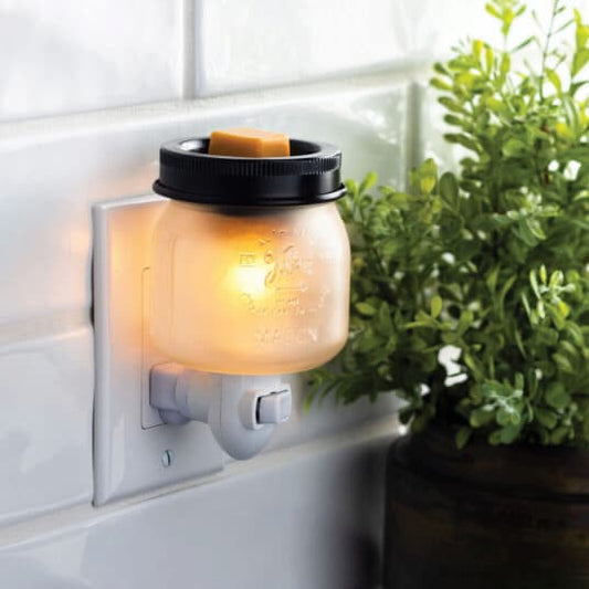Glass Mason Jar Pluggable Wax Melt Warmer