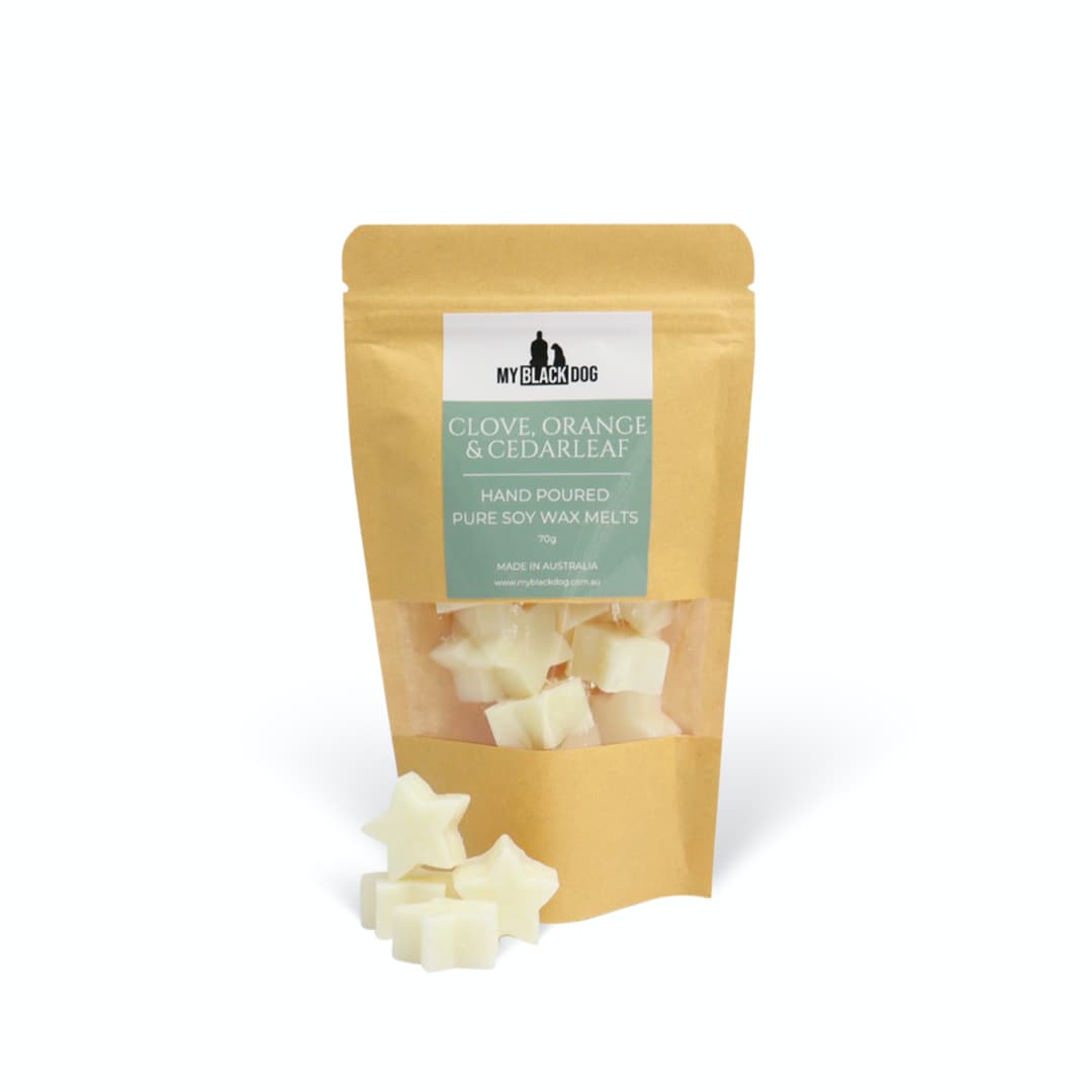 My Black Dog Clove, Orange & Cedarleaf Soy Wax Melts