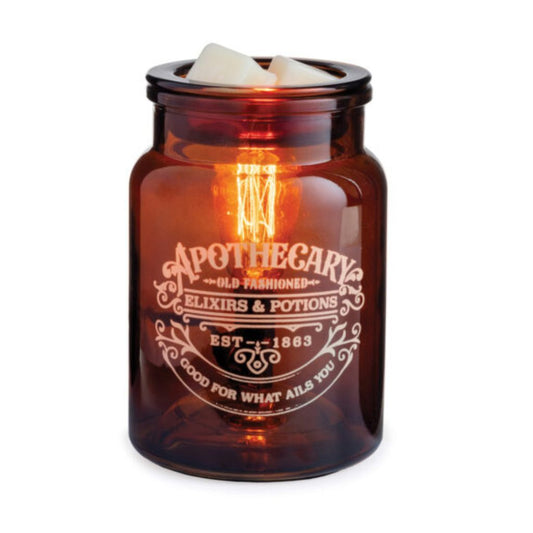 Apothecary Glass Illumination Wax Melt Warmer