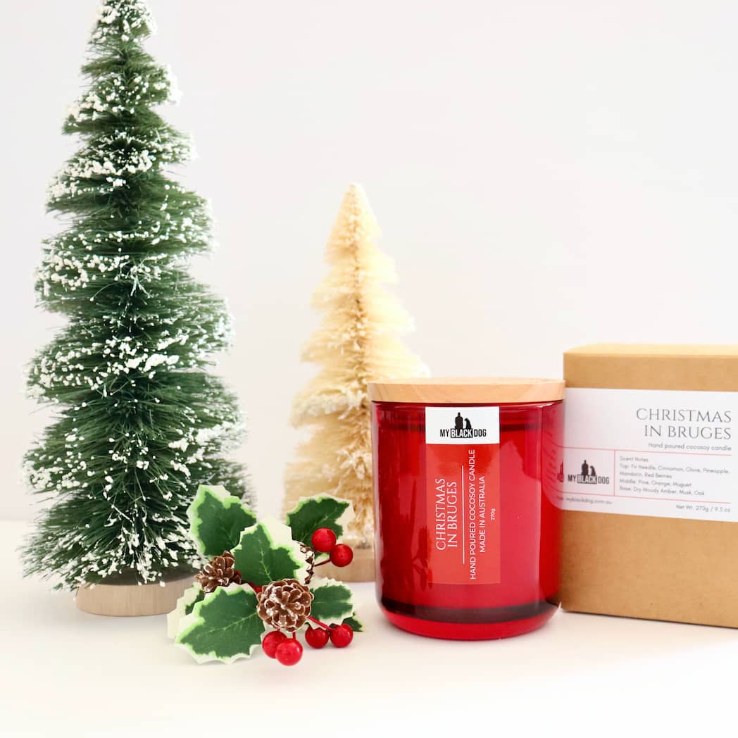 My Black Dog Christmas In Bruges CocoSoy Candle