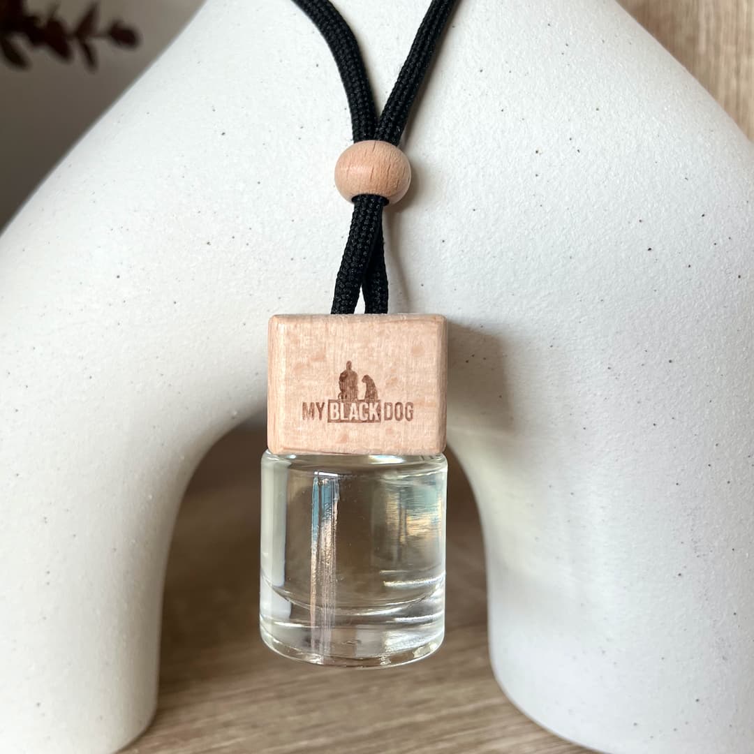 My Black Dog Caramel Vanilla Hanging Car Diffuser