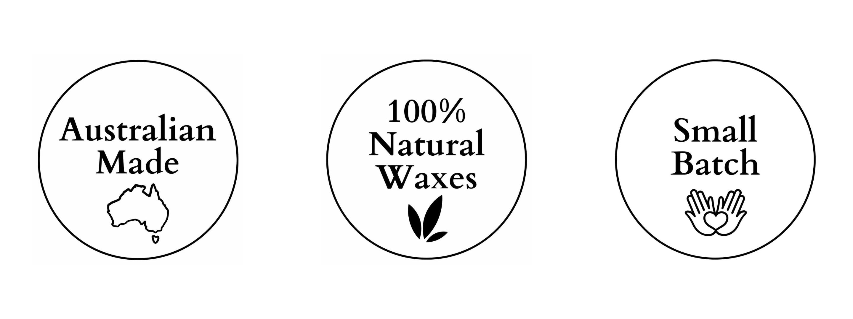 Icons of Australian Made, 100% Natural Waxes and Small Batch