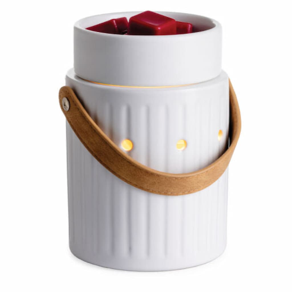 Leather Handle Illumination Wax Melt Warmer 